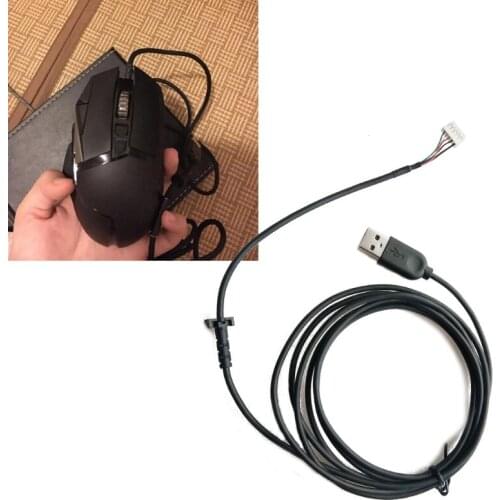2 Meters USB Mouse Line Wire Cable Replacement Repair Accessory for Game Mouse