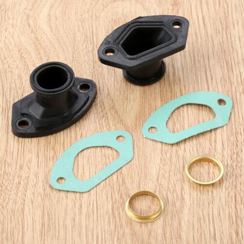 6pcs/set Chainsaw Parts Exhaust Intake Manifold With Ring & Gasket For 45CC/4500 52CC/5200 58CC/5800 Chinese Chainsaw Parts