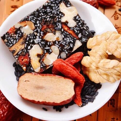 500g Donkey Hide Gelatin Cake with Red Date, Wolfberry, Donga Ready to Eat Solid Yuan Cream Beauty Supplement for Blood