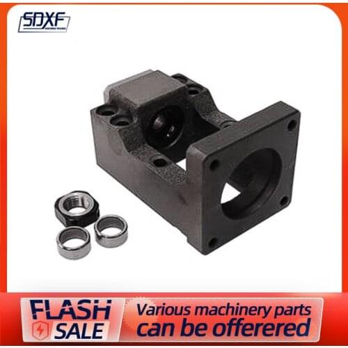 1/2 PCS stepping servo motor integrated seat support bearing 20/25/30 motor fixing seat cast iron, used to support the motor lev