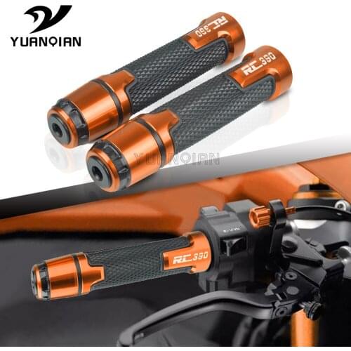 1 Pair 7/8'' 22mm Motorcycle knobs Anti-Skid scooter Handle ends Grips motorbike Handle Bar End Grips Cap For RC390 RC 390