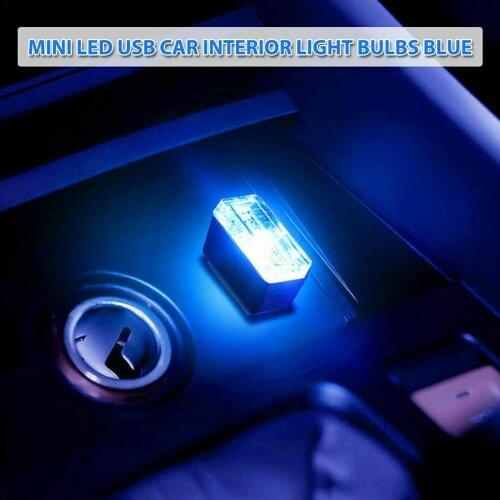 1PC Mini USB 7 Colors Optional LED Car Interior Jewelry Neon Lights Decorative Atmosphere Lamp for FORD Focus Mondeo Fusion