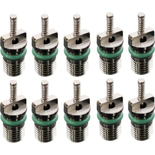 10Pcs Car AC R134A Valve Core Needles Assortment 134a Refrigerant Heat Resistant