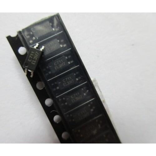 250pcs/lot EL3H7 OPTOISOLATOR 3.75KV TRANS 4-SSOP