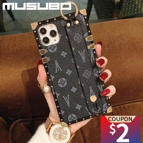 Musubo Wristband Case For Huawei p40 p30 p20 pro silicon Phone Cases For Honor 8x 10i 20 Back Covers 360 Full Protective Coque