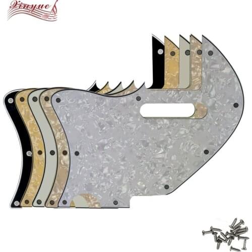Pleroo Guitar Parts For left handed 9 hole screws US Tele Merle Haggard f hole Thinline Guitar Pickguard