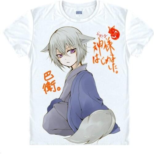 Kamisama Love Kiss Tomoe Printed T-shirt Cosplay Anime tshirts Momozono Nanami Short Sleeve Harajuku Tops Unisex Tees