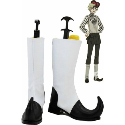 Kuroshitsuji Dagger Shoes Cosplay Black Butler Circus Dagger Cosplay Boots Shoes Custom Made Unisex Shoes Any Size
