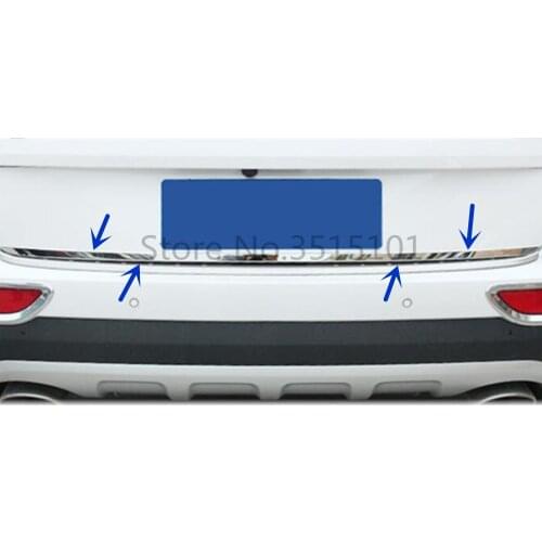 Car Cover Stainless Steel Rear Back Door Bottom Tailgate Trunk Lid Tail Gate For Kia KX5 Sportage 2016 2017 2018