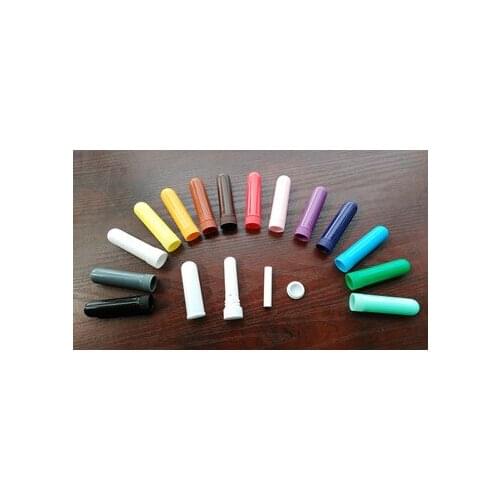 Lot of 1000 sets of Blank Nasal Inhaler Parts 14 colors (Four Parts Per Set) pick mixture of your prefered colors/quantites