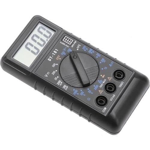 Multifunction Voltage Current Measurement Pocket Mini Digital LCD Multimeter Card Type Voltmeter