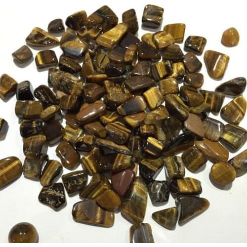 Natural Tiger Eye Tumbled Stone Healing Reiki Crystal Chakra Gravel 9~12mm