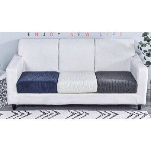 Elastic Velvet Sofa Cushion Cover Stretch Regular And Enlarged Seat Slipcover Universal All-inclusive Protector For Living Room
