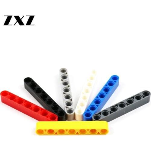 50 pieces Liftarm Beam 1 x 7 Thick MOC Brick Model Kits Parts Building Blocks Technical Block Parts 32524