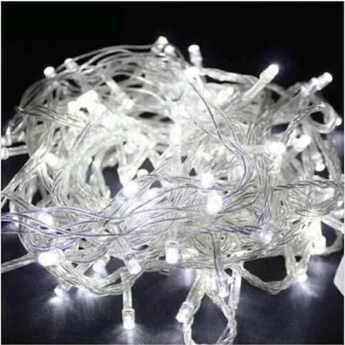 Wired LED Light 10Metre Multifunctional White Color christmas decorations рождественские украшения