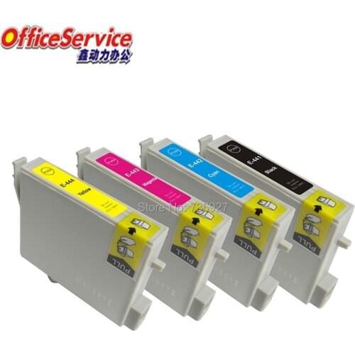 Compatible Ink Cartridge T0441 to T0444 For Epson, for Stylus C64 C66 C84WN C86 CX3600 CX3650 CX4600 CX6600 inkjet printer