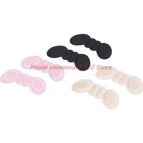 New 1pair Insoles For Foot Care Foam Cotton Gel Shoe Pads Foot Shoe Heel Stick Toothpaste Protector Anti Slip Pad