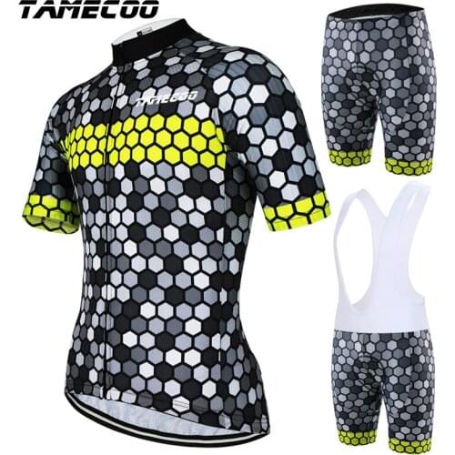 Tamecoo Cycling Jersey Set Summer Cycling Set Mountain Bike Clothes Bicycle Clothing MTB Bike Clothing Maillot Ropa Ciclismo