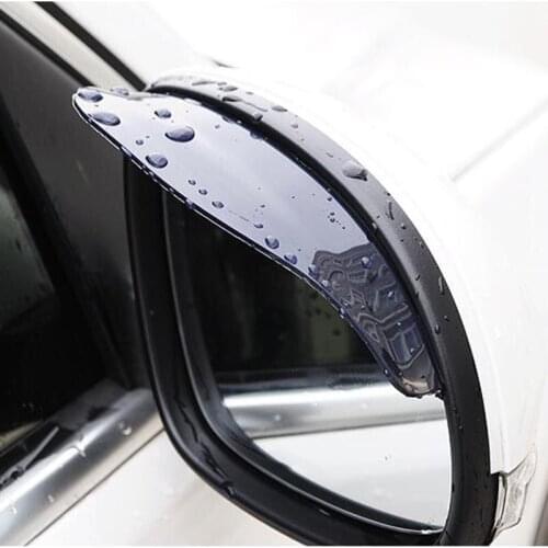 Universal flexible PVC auto parts rearview mirror protector rain cover car rearview mirror eyebrow rain cover