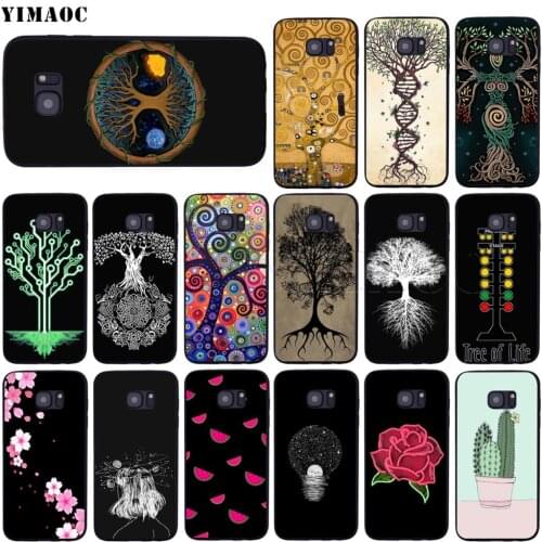 YIMAOC Tree of Life Case for Samsung Galaxy A7 A8 A9 A10 A20 A30 A40 A50 A70 M10 M20 M30 S10e J6 Plus