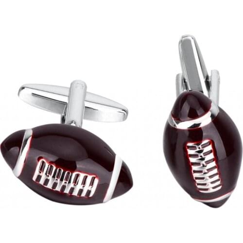 Cufflinks Rugby Ball Design Cufflinks Cufflink for Men Shirt