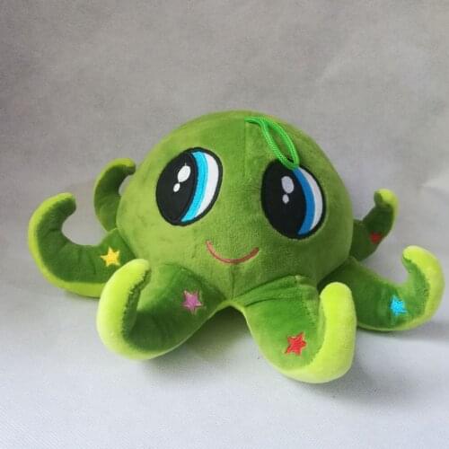 About 25x12cm green cartoon octopus plush toy lovely octopus soft doll birthday gift b0785