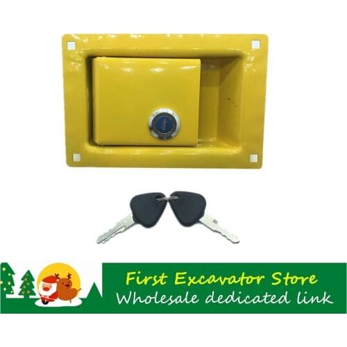 Excavator accessories For VOLVO EC120 140 210 240 250 290 360 high quality side door lock side cover side door lock with key