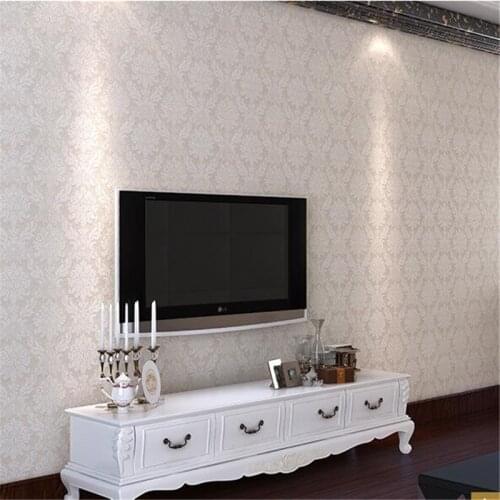 Beibehang European Gilt Foam Non-woven Living Room TV Wall Wallpaper Bedroom Full Gold papel de parede Decorative Wallpaper