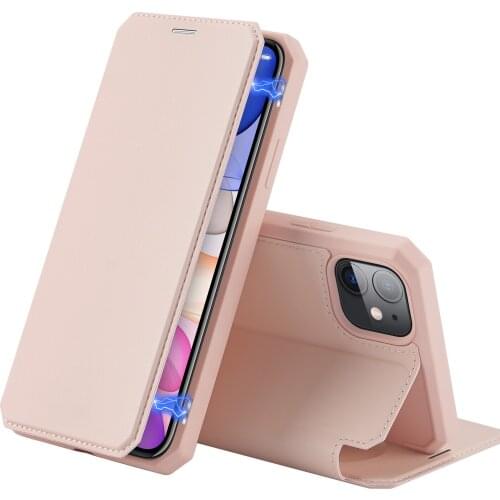 For iphone 11 IOS 11 DUX DUCIS Skin X Series Leather Wallet Case Flip Case Magnetic Closure Super Fashion Top PU+TPU