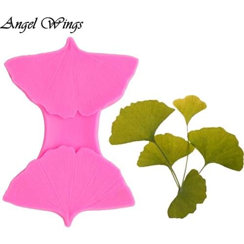 Ginkgo leaves petal Silicone mold for cake decorating tools chocolate Resin Molds Fondant Sugar Craft Molds DIY Cake F1419
