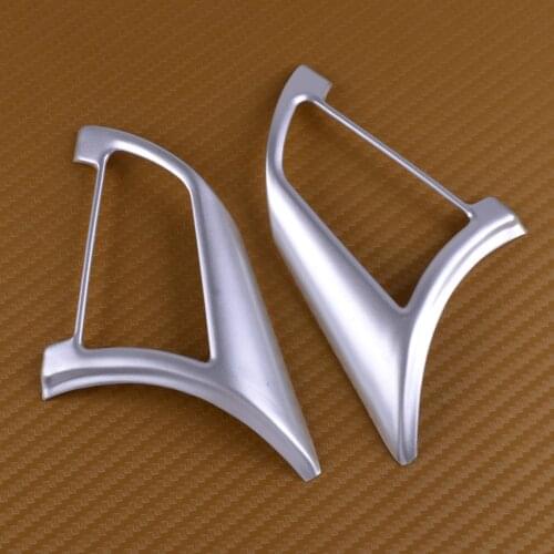 DWCX ABS Interior Chrome Steering Wheel Button Trim Cover Car Styling Accessories Fit for Nissan Kicks 2016 2017 2018 2019