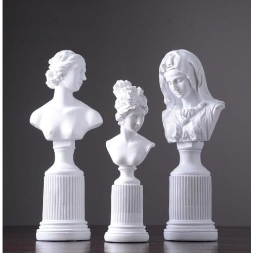 Nordic Goddess Ornaments Resin Character Crafts Fairy Garden Figurines And Miniatures Modern Home Decoration Accessories