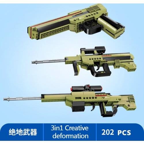 Special Soldiers Sniper Guns Police Dogs Action Figures Weapons Military Model Building Blocks Toy Kit