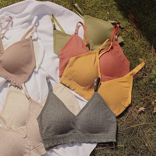 Womens Vest Sexy Top Camisole Seamless Tube Top Massage Cushion Underwear Womens Nine Point Top Halter Sleeveless Underwear