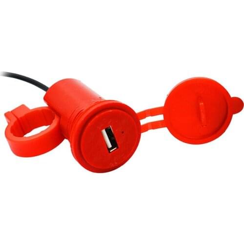 1.5A Waterproof Motorcycle USB Charger Port Adapter Phone Mobile Power Supply Socket For Honda Yamaha Kawasaki Suzuki TaoTao