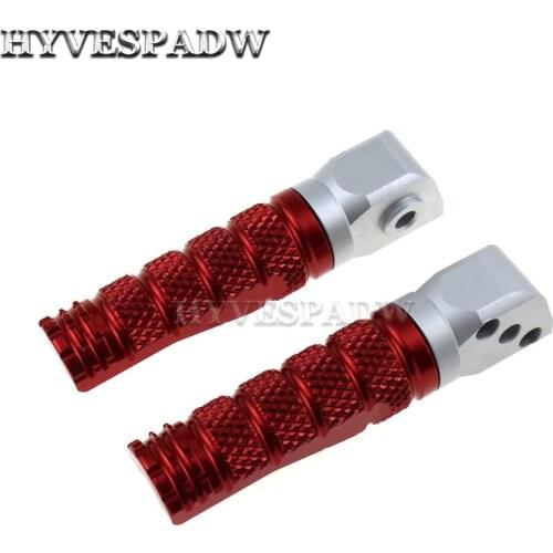 High Quality Foot Pegs Rear Passenger Footrests Motorcycle CNC For KAWASAKI NINJA400 Ninja400 2010-2019