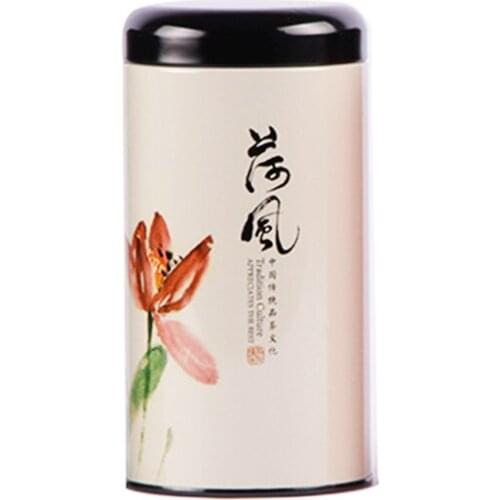 Xin Jia Yi Packing Round Metal Cigarette Tin Box With Lid Customized Food Safety Tin Gift Box Cmyk Printed Tin Can