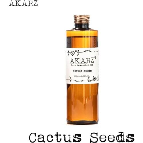 AKARZ Famous brand natural cactus seeds essential oil natural aromatherapy high-capacity skin body care massage spa