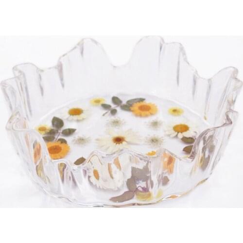 1PC Irregular Tray Flower Pot Shelf Storage Silicone Mold DIY Making Craft Home Ornaments