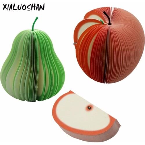1 Pcs Cute Creative DIY fruit Vegetables Memo Pads Kawaii Post It Note Paper Korean Stationery Office Papelaria Supplies