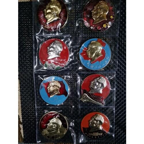 10pcs Don't repeat China great leader chairman MAO zedongs commemorative medallion decoration metal handicraft medal