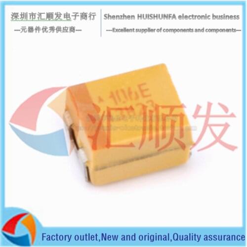 10pcs!!! Original genuine SMD tantalum capacitor 3528B 10uF(106) ±10% 25V TAJB106K025RNJ