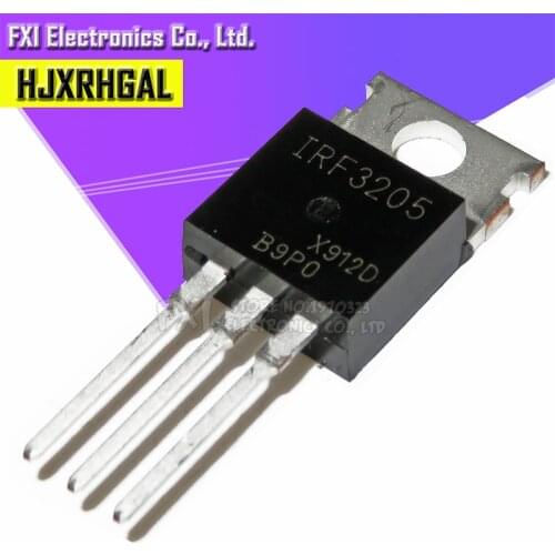 100PCS IRF3205PBF IRF3205 TO-220 TO220 HEXFET MOSFET