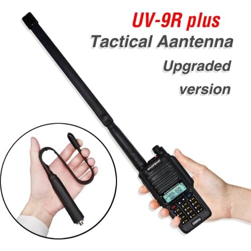 33CM CS Tactical Antenna Foldable SMA-Female Dual Band VHF UHF For Baofeng Walkie Talkie UV-9R Plus uv-9r UV9R Two Way Radio
