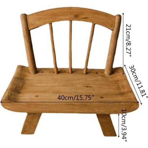 900C Newborn Photography Props Wooden Chair Multifunctional Furniture for Infant Photo Shooting Fotografia Posing Tool