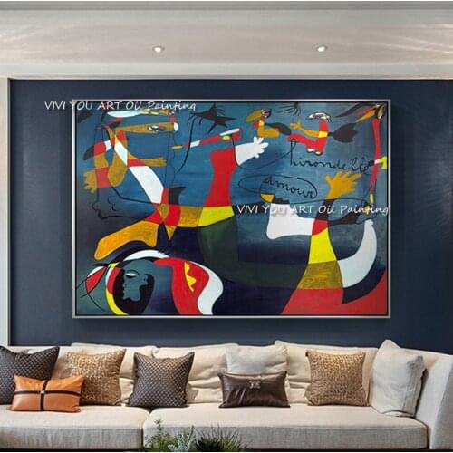 Abstract Modern Painting Home Decoration Handmade Picasso Famous Wall Art Picasso Canvas Picture for Home Design