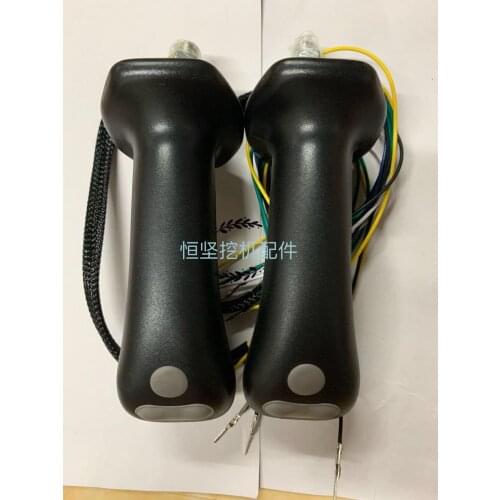 Free shipping for excavator accessories Yuchai Longgong Xugong Revo 65/75-8/80 Rexroth joystick handle glue 4 button keys 14mm