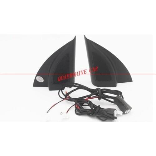 QDAEROHIVE triangle head tweeter speakers car tweeter audio trumpet speakers tweeter with wire FOR Hyundai Solaris 2017 VERNA