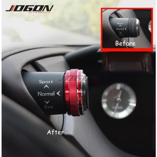 For Lexus ES 200 250 300h F Sport 2018-2020 Car Dashboard Horns Adjusting Sport Normal Eco Mode Column Shifter Ring Trim Sticker