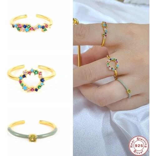 GS Rings With Cubic Zirkonia For Women